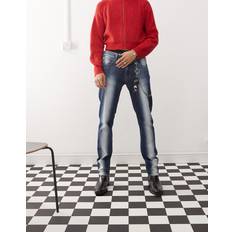 Sleeze Blå skinny jeans med superstretch