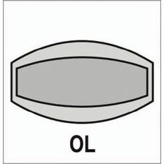Baustoffe Hoppe Kurzschild-Paar 202KP Aluminium F1 Sk/Ol 42 mm 1Stk.