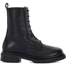 Dune London Boots Dune London Prestonne Leather Utility Boots, Black