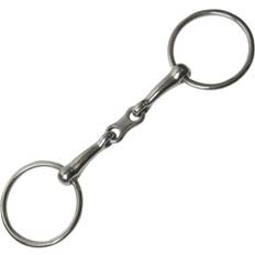 Bridles & Accessories Jp Korsteel Stainless Steel French Link Loose Ring Snaffle Bit