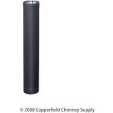 Chimney Selkirk Corporation 2808B 8 Inch x 48 Inch Heat-fab 22-ga Welded Black Stovepipe Case Of 2