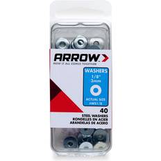 Arrow WS1/8 Steel Rivet Washer 1/8 in. 40 Count Silver