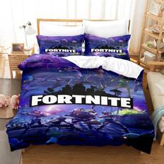 Fortnite 3D Printed Bedding Set 3 pcs 135 x 200 cm Duvet Cover