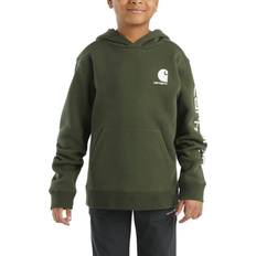 Green Sweatshirts Children's Clothing Carhartt Boys' Logo Graphic Hoodie Olive