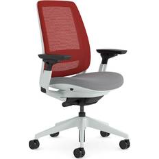 Steelcase Series 2 Ergonomic With LiveBack Lumbar Support And 4D Armests - Red Office Chair