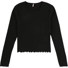 110/116 Bluser & Tunikaer Børnetøj Kids Only Kognella L S Oneck T-shirts - Sort