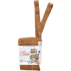 Silly Silas Hippy Wide Rib Unisex Tights with Braces - Amber