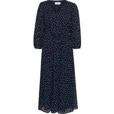 Lana Vestidos Kaffe Kleid 'Sally' navy wollweiß