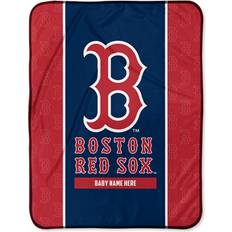 Red Baby Blankets Chad & Jake Boston Red Sox 30" x 40" Personalized Baby Blanket