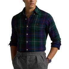 Ralph Lauren Hemden Ralph Lauren Custom Fit Double Faced Checked Shirt - Green/Indigo