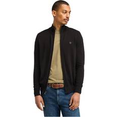 Timberland Black Cotton Men Cardigan - Black