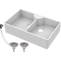 Balterley Two Bowl 895 mm Fireclay Butler Kitchen Sink