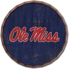 NCAA Ole Miss Rebels Cracked Color 24" Barrel Top