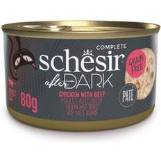 Schesir After Dark Pate Adult Cat Chicken 80g 12 Pack