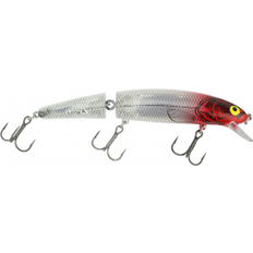 Bomber Fishing Gear Bomber 15J Jointed Shallow Diver Silver Flash-Red Head 4 1/2 in