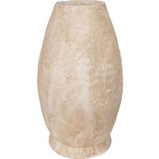 Brown Vases Romimex Beige Terracotta 31 x 54 x 31 cm Vase