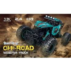 NT30743 1-16 Scale Electric Remote Control Monster Truck, Green