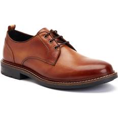 Base London Dime Waxy Leather Derby Shoes