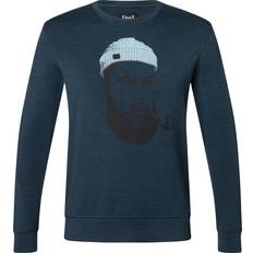 super.natural Sailor Crew Merino Shirt - Farve Blå