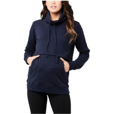 Ripe Maternity Joey And Nursing Funnel Neck Terry Cotton Jumper