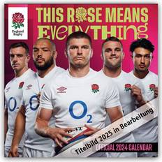 Cheap Calendars England Rugby Union 2025 Wandkalender Original Danilo-Kalender