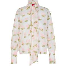 Transparent Skjortor Cras Crās Josettecras Shirt Dam Långärmade Skjortor Från Magasin Soft Florals 34