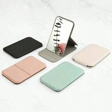 Shein 1/2pcs Folding Portable Makeup Mirror, Cosmetic Mirror With Stand, Travel Mirror, Beauty Supplies, Desktop Makeup Mirror,Rectangle Desktop Compact Mirror Folding Small Simple Style Makeup Mirror Travel Portable Cosmetic Touch-Up Mirror For Women Girl Gift - Mother's Day Makeup Mirror