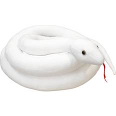 Charming Plush White Snake Mascot 110 cm of Soft Joy