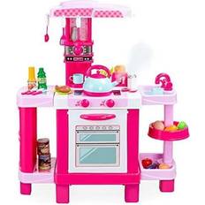 Play Set TM58118 Role Playing Game Kitchen Playset Toy with Sounds & Lights Cooking Playset for Kids 35 Piece