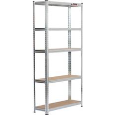Rhino Racking x 90 x 30 cm 5 Tier 1000 kg Silver Shelving System 90x180cm