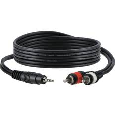VA7015 Stereo Mini-jack to 2x Male RCA Cable 1.5m