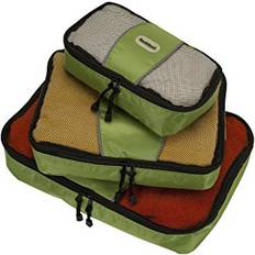 Rockland Suitcase Sets Rockland 3-Piece Packing Cube Set Lime S/M/L