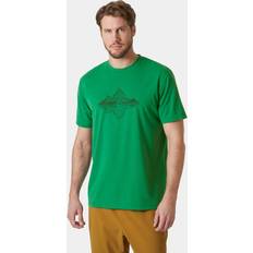 Helly Hansen Men's Skog Recycled Graphic T-Shirt Green Evergreen Green