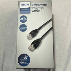 Philips Audio/Video Ethernet Streaming Internet Cable 25 ft Cat5e Cable