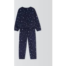 Polyester Pyjamases John Lewis Kids' Star Fleece Pyjamas, Multi