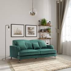 Penermon 190 cm Roll Arms Green 47 cm H X 180 cm W X 63 cm D
