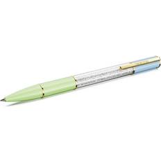 Gold Desktop Stationery Swarovski Crystalline Lustre Ballpoint Pen Multicoloured Gold-tone Plated Green
