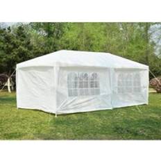 MCC Direct 3x6M Gazebo With Side Panels Waterproof Party Event Tent Marquee Steel Frame