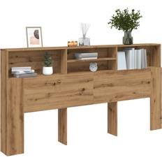 Senge & Madrasser vidaXL Med Opbevaring 102x29x143 cm Konstrueret Træ Kunsttræ Sengegavl