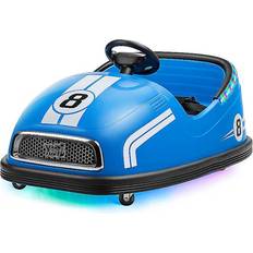 Xootz Big Bumper Electric Ride-On Bumper Car Blue Brown