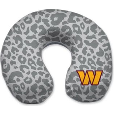 Memory Foam Neck Pillows Pegasus Home Fashions Commanders Cheetah Print Memory Foam Travel Neck Pillow Gray