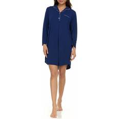 Polyester Nightgowns Flora by Flora Nikrooz Women's Deborah Sleepshirt Midnight