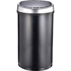 Loskii NB-0816 Automatic Motion Sensor Waste Bins Touchless Trash Can USB Charging Stainless Steel