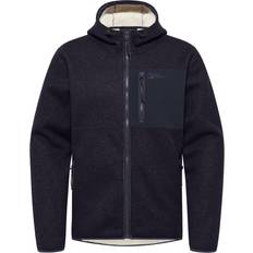 Blauw - Fleece Jas Jassen Jack Wolfskin Funktionele Fleece-Jas Kaminfeuer - Marine