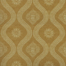 Gold Fabrics Bungalow Rose 36" L x 59" W in Orange/White/Yellow in Fabrics Gold