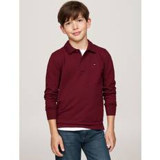 Tommy Hilfiger Polo Shirts Children's Clothing Tommy Hilfiger Kids' Long Sleeve Polo Shirt, Deep Rouge