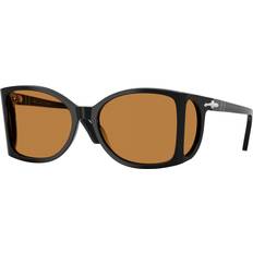 Solglasögon Persol Man PO0005 Solglasögon Acetat Svart Gul Fyrkantig