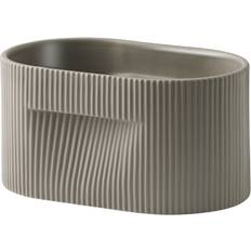 Gråa - Terrakotta Krukor Muuto Ridge Planter H13 - Taupe