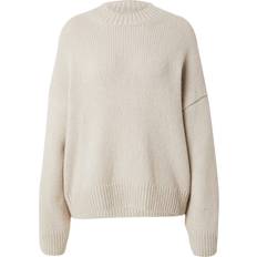 Damen - Lang Oberteile Armedangels SADNAA SOLID Frauen Oversized Fit Strickpullover beige