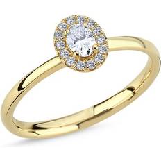Nuran Champagne 14kt Guldring m/0,24ct A3082CH024RG